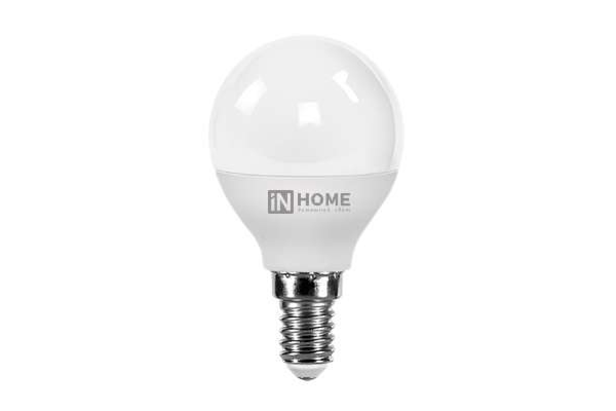 Лампа светодиодная LED-ШАР-VC 6Вт 230В Е14 3000К 570Лм IN HOME